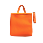 Koala Go! Town Crossbody Bag: Orange Neoprene - Quilted Koala