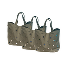 Bachelorette Bundle! 3 Boho Large Mirror Totes: Olive ONLY $115 - Quilted Koala