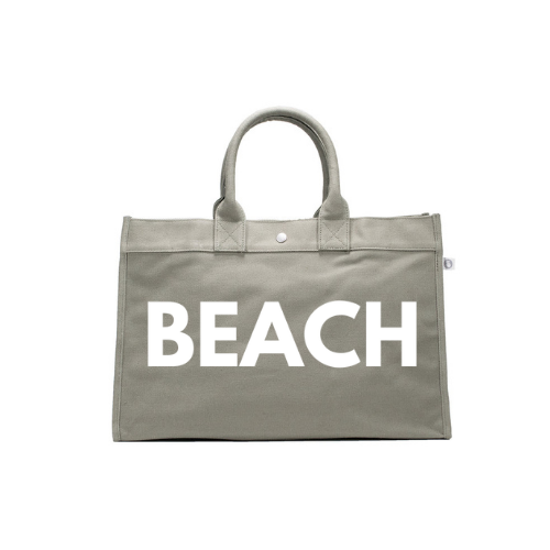 East West Bag: Olive with White Matte BEACH - Quilted Koala