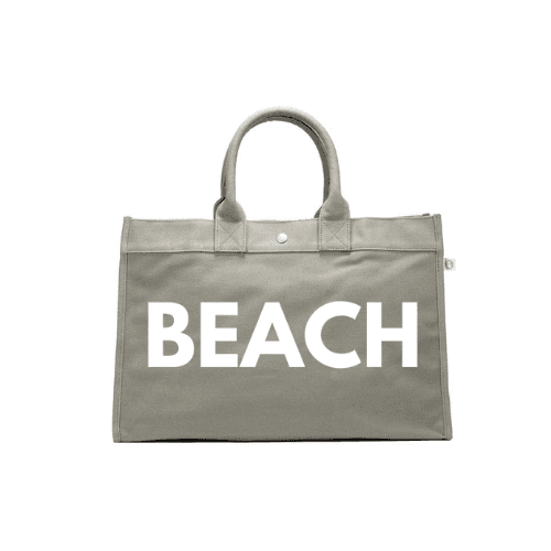 East West Bag: Olive with White Matte BEACH - Quilted Koala