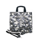 Monogram Stripe Grey Camo North South Bag - Quilted Koala