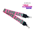 Koala Straps: Pink & Green LOVE - Quilted Koala