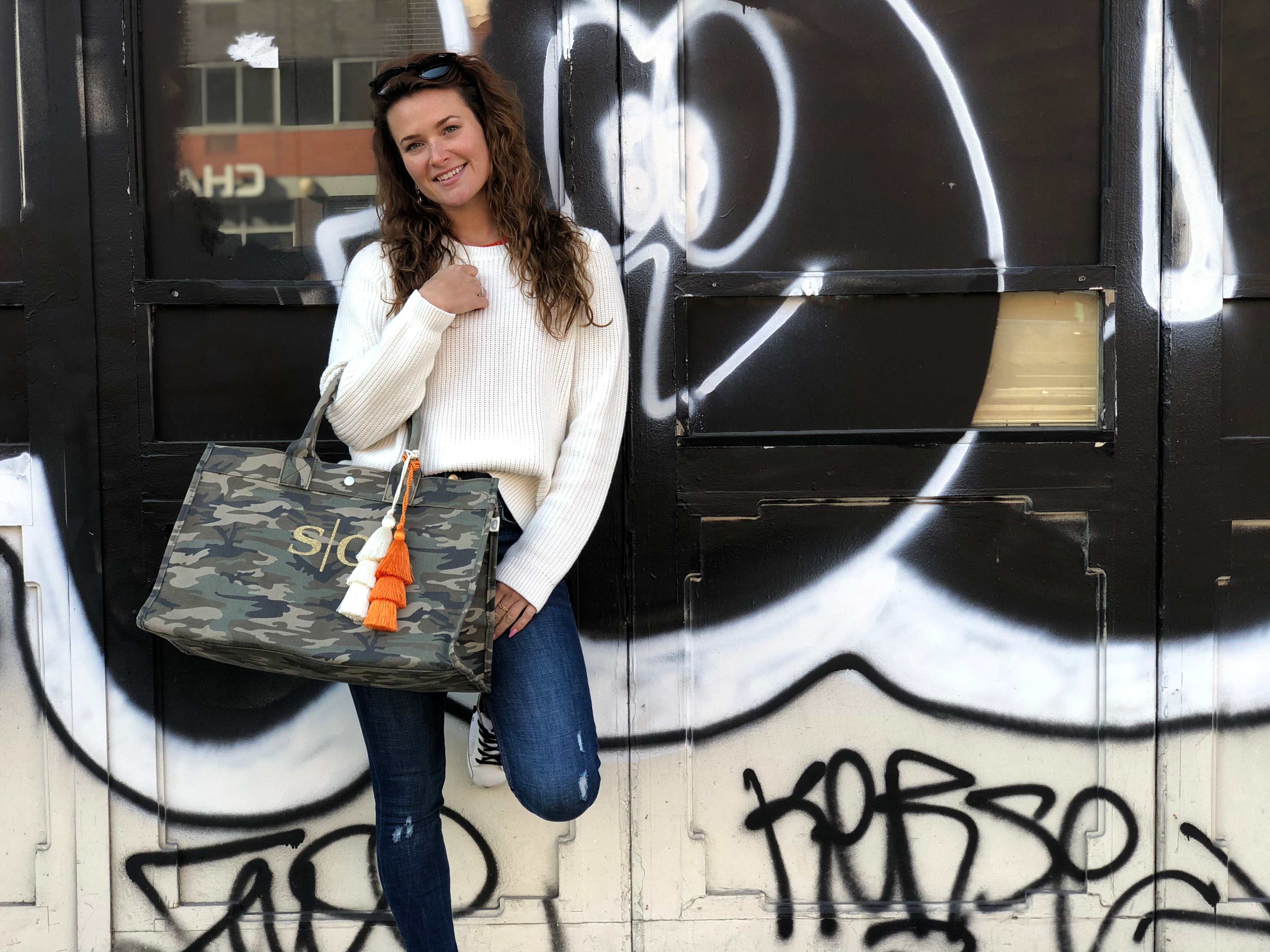 Split Letter Monogram East West Bag - Quilted Koala