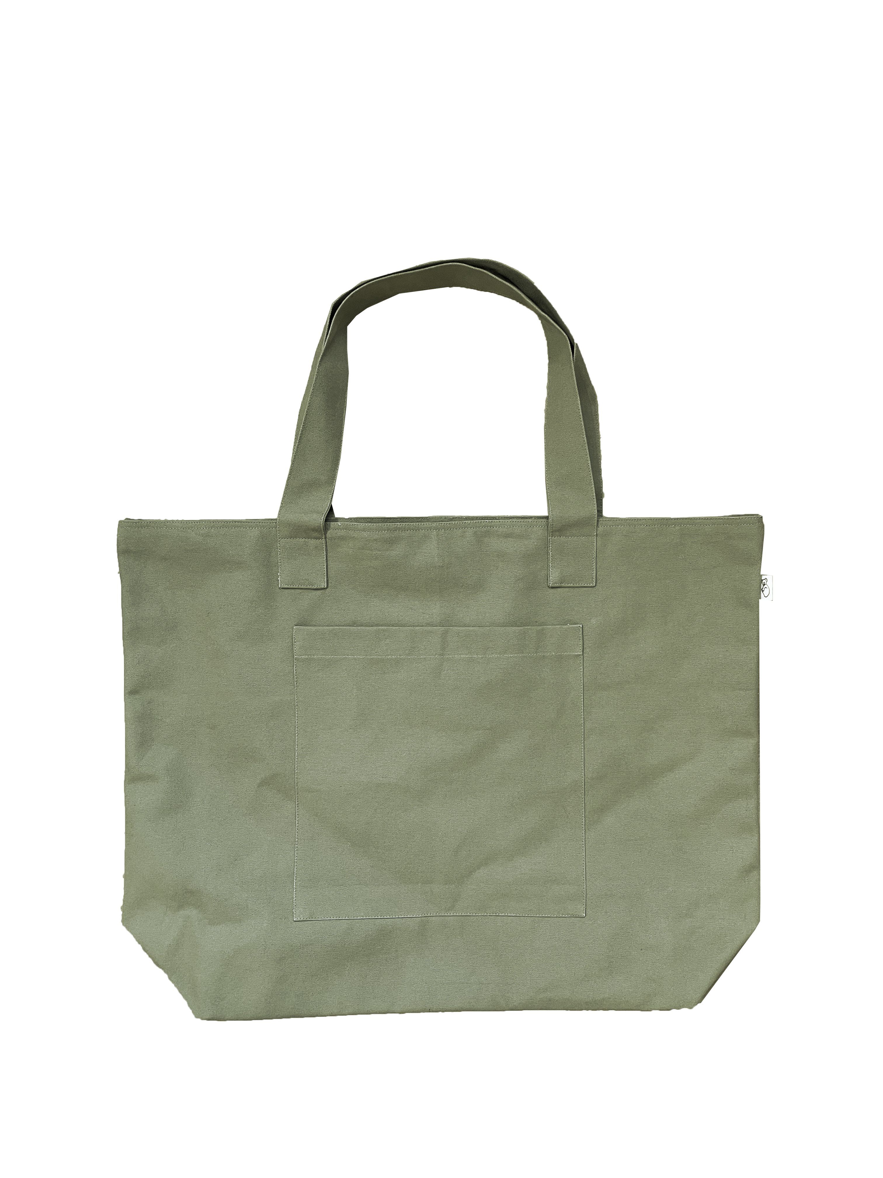 Olive Everything Bag - Split Letter Monogram - Quilted Koala