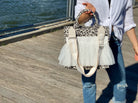 Future Bag Accessories: Bag Tutu in White - Quilted Koala
