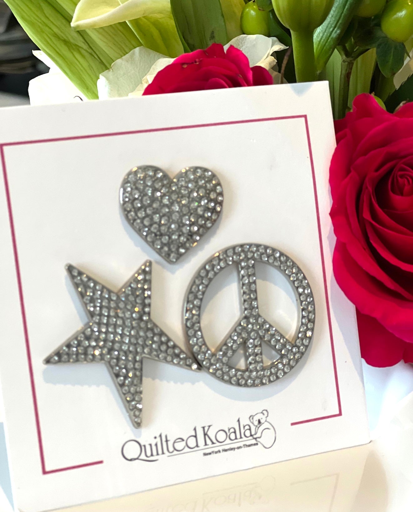 Koala Jewelry: Silver - Quilted Koala