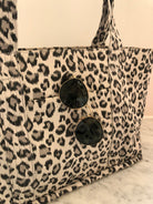 Leopard Midi Zipper Tote Bundle (Gold) - Quilted Koala