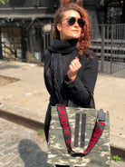 Luxe North-South Bag: Camouflage - Quilted Koala