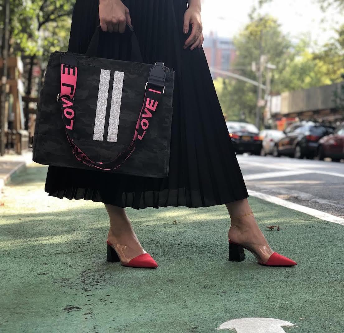 Luxe North South: Black Camouflage - Quilted Koala