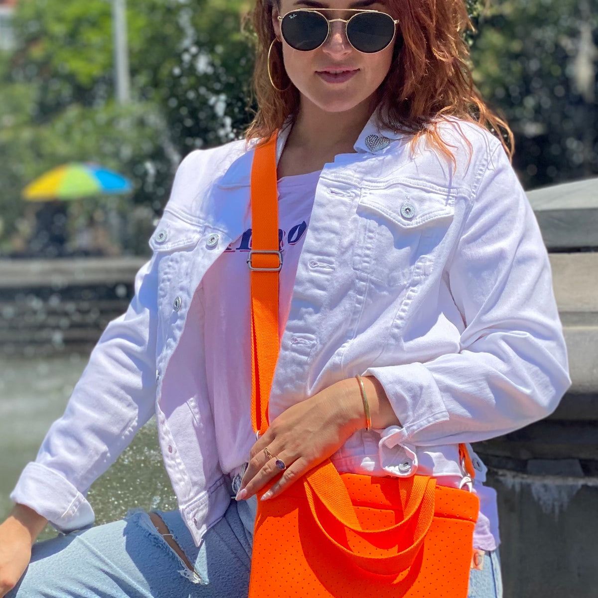 New Bag Style In Town Koala Go! Midi Town Crossbody Bag: Orange - Main Image