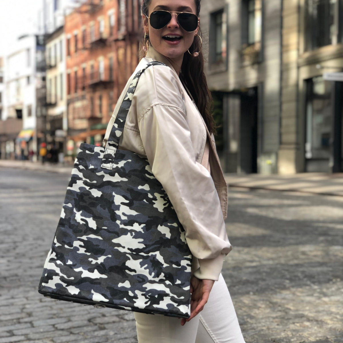 Quilted Koala Black Camo Backpack Grey Camo Bags and Backpack – Quilted Koala main image 4
