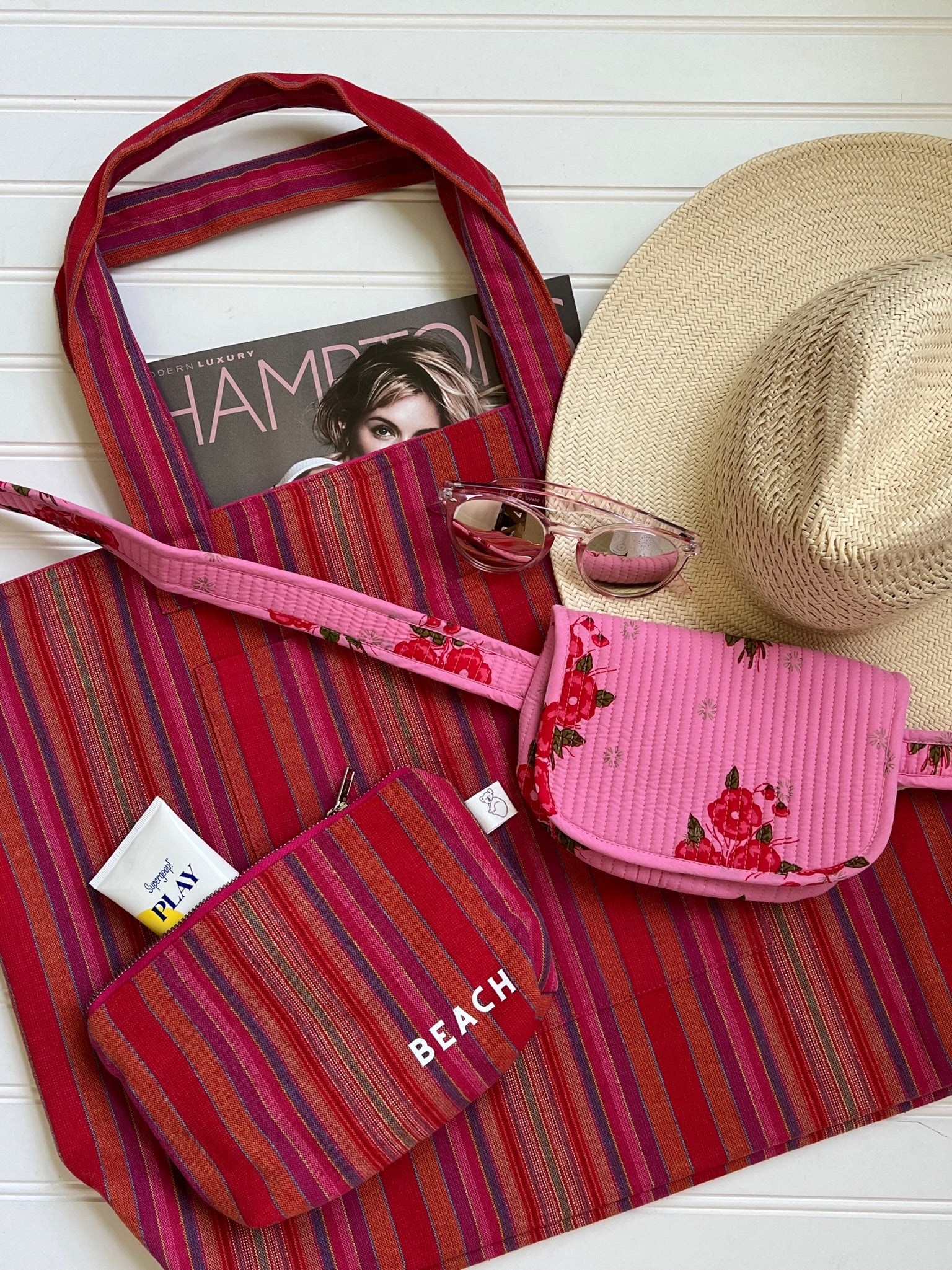 Pink Happy Stripes
