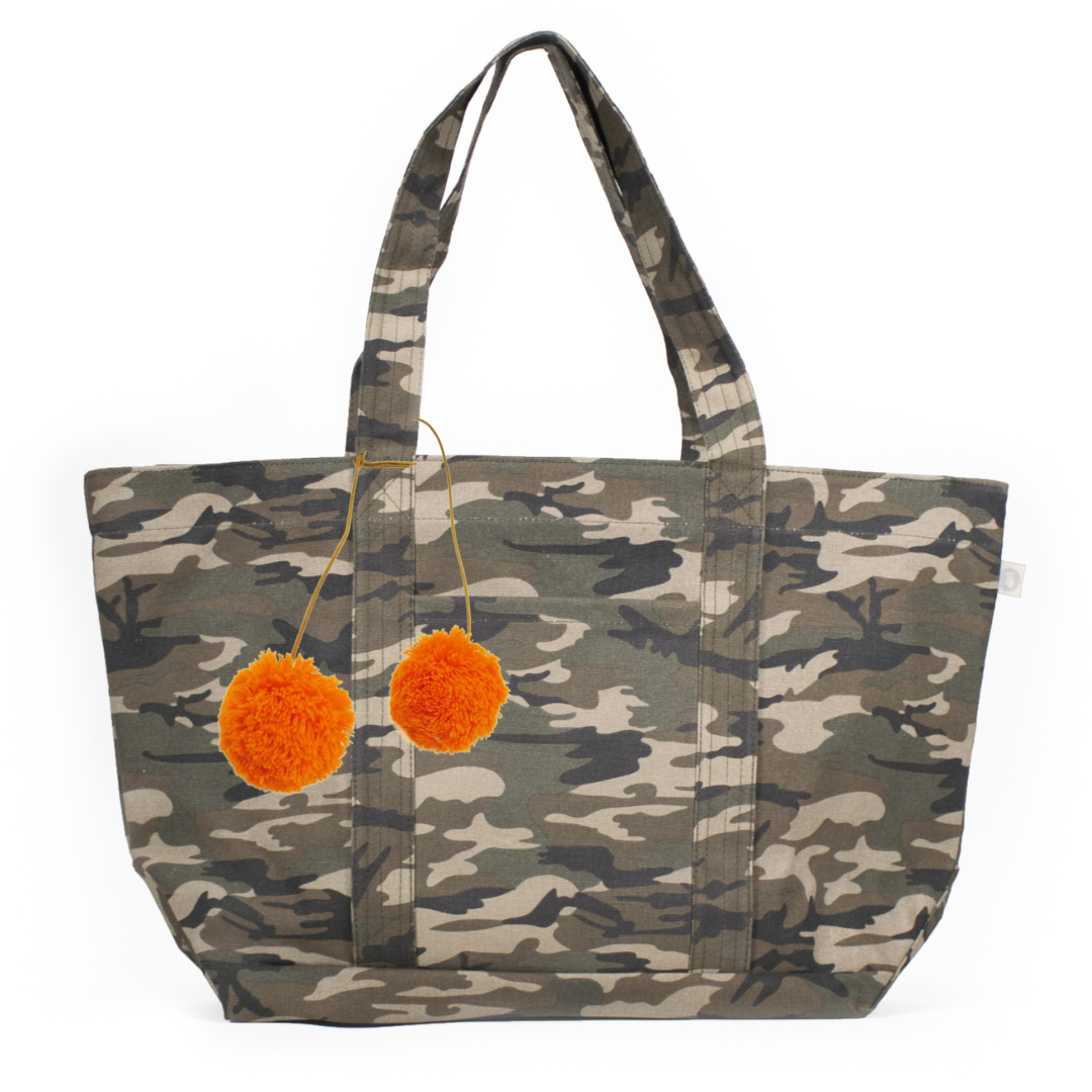 Orange camo purse sale