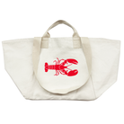 LOBSTER TOTE Bag- Natural - Quilted Koala
