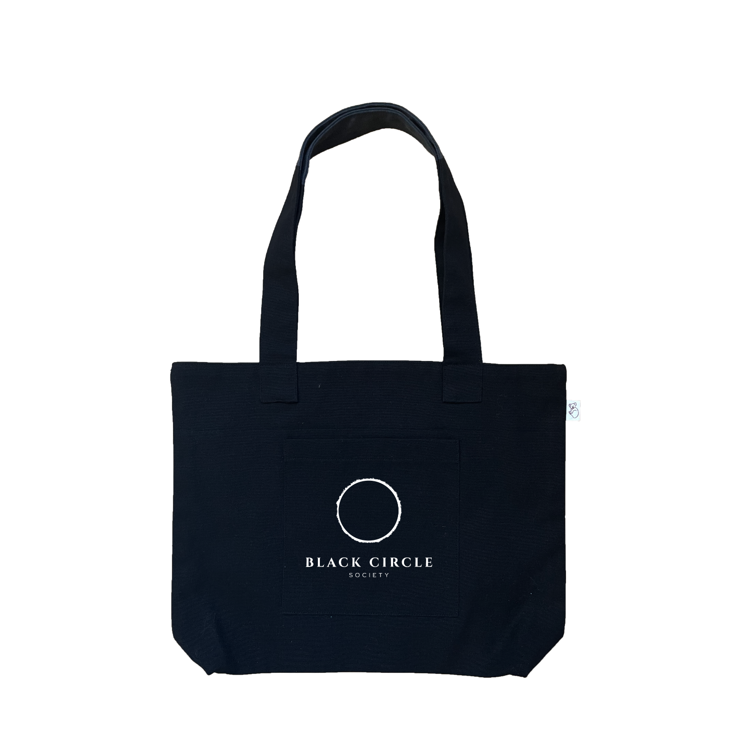 Black Midi Everything Bag with White Matte BCS Logo - Quilted Koala