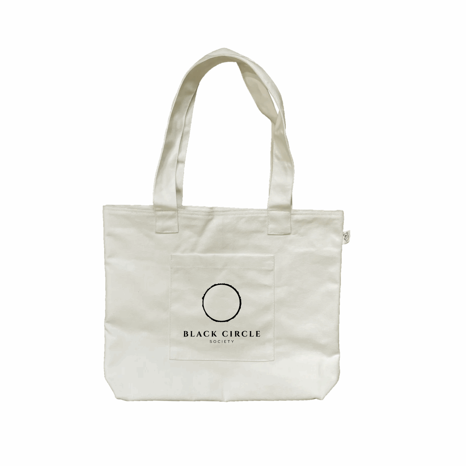 Natural Midi Everything Bag with Black Matte BCS Logo - Quilted Koala