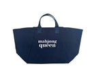 Mahjong Queen CHELSEA BAG - Navy and White - Quilted Koala