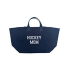 HOCKEY MOM BAG - Navy with White - Quilted Koala