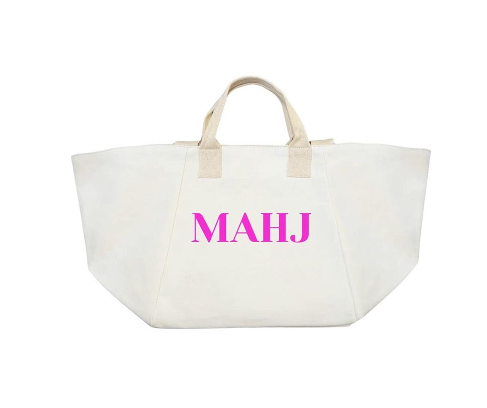 MAHJ CHELSEA BAG - Natural and Pink - Quilted Koala