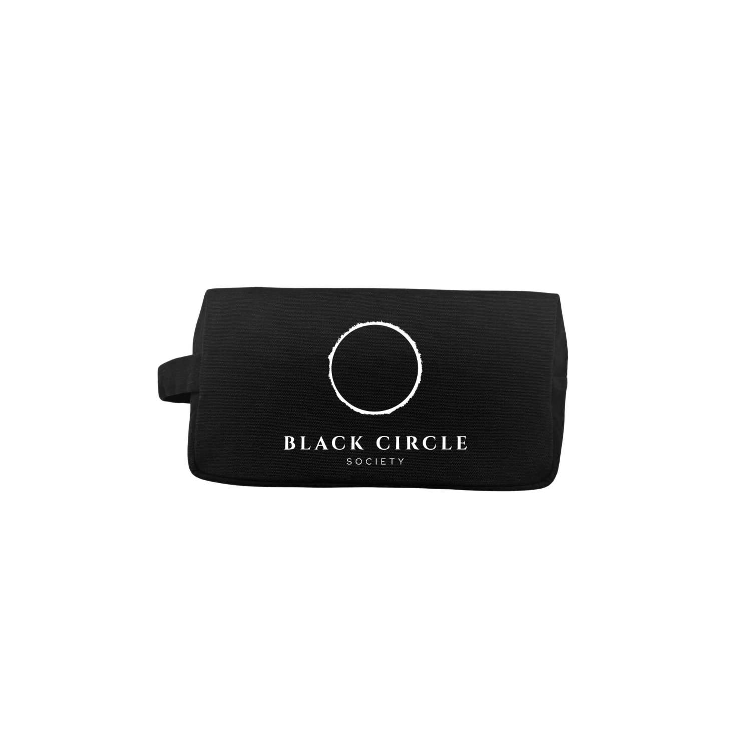 Black Dopp Bag with White Matte BCS Logo - Quilted Koala