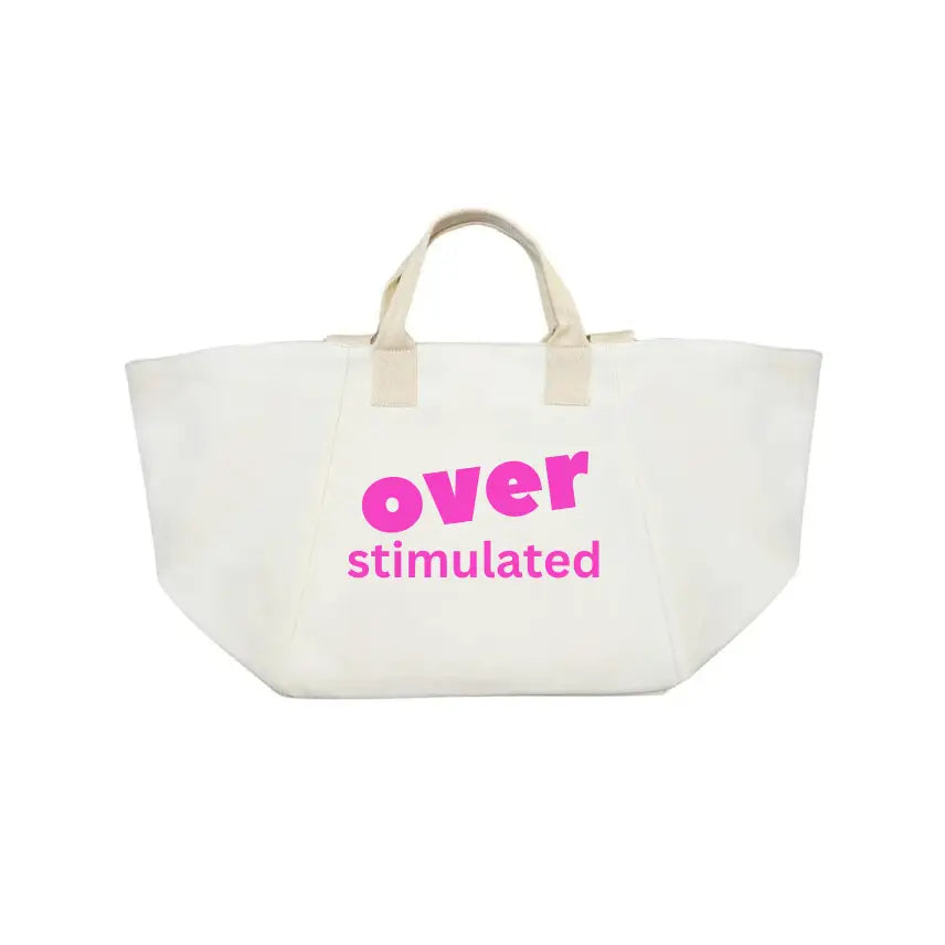 OVER STIMULATED Bag - Hot Pink - Quilted Koala