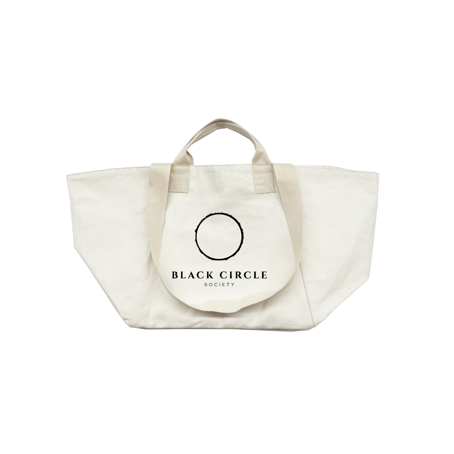 Natural Chelsea Bag with Black Matte BCS Logo - Quilted Koala
