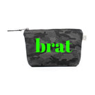 BRAT Makeup Bag in Black Camo  NEW! - Quilted Koala