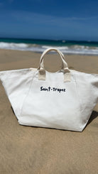 Saint-Tropez BEACH TOTE BAG- Natural NEW! - Quilted Koala