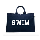 East West Bag: Navy with SWIM - Quilted Koala