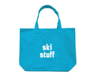 SKI STUFF TOTE BAG - Aqua Everything Bag - Quilted Koala