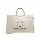 Natural East West Bag with Black Matte BCS Logo - Quilted Koala