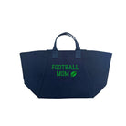 FOOTBALL MOM BAG - Navy with Green NEW! - Quilted Koala