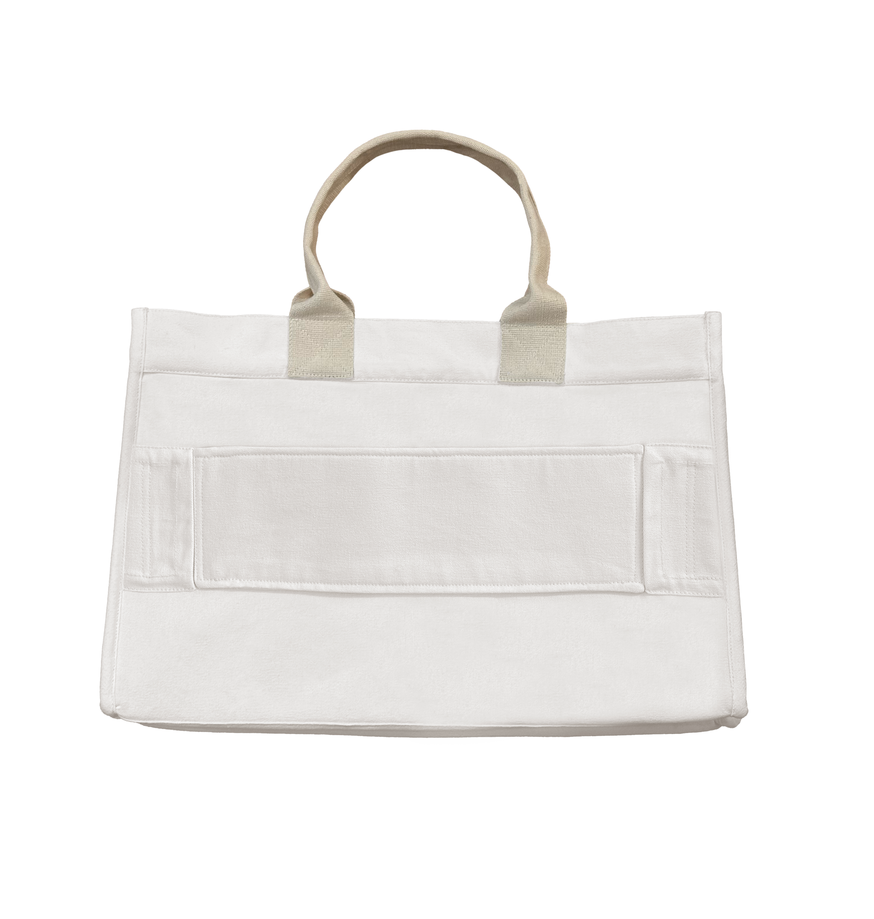 NEW! Anywhere Bag with Trolley Sleeve in Natural SPLIT LETTER MONOGRAM - Quilted Koala