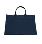 NEW! Anywhere Bag with Trolley Sleeve in Navy MONOGRAM STRIPE - Quilted Koala