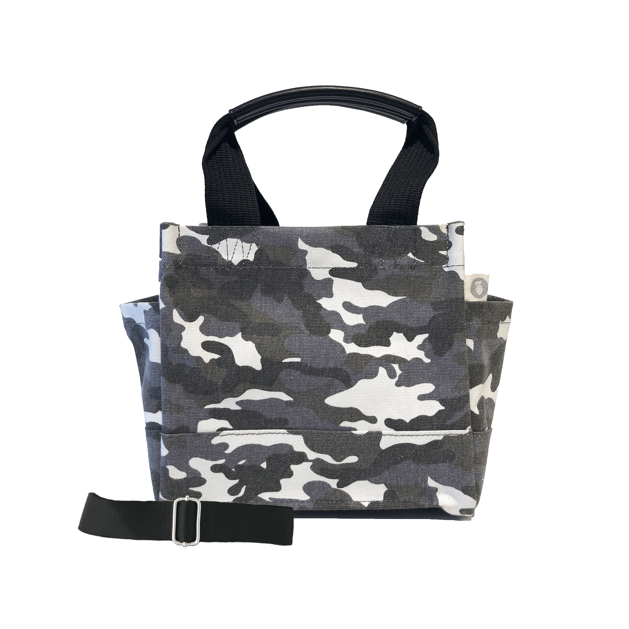 Koala Basics: Mini Luxe North South - Grey Camo - Quilted Koala