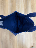 Boho Bundle: Navy Mirror Tote + FREE Boho Makeup Bag - Quilted Koala