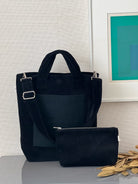 Quilted Velvet Black Soho Crossbody Bag + FREE Makeup Bag Just $32 - Quilted Koala