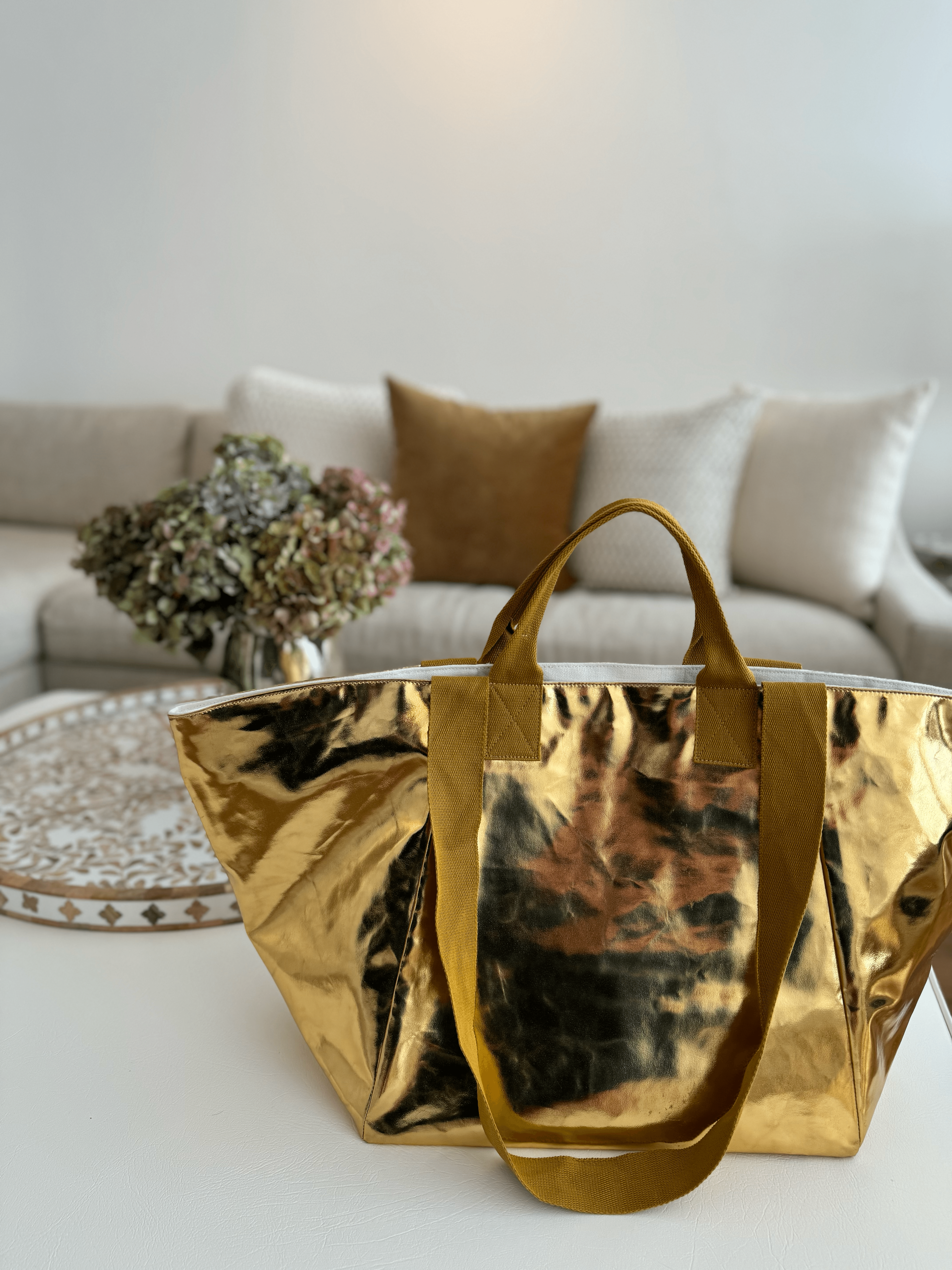 Shop Chelsea Bag - Metallic Gold | Chic & Durable