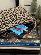 SPECIAL! Leopard Midi East West Crossbody + FREE Leopard Clutch - Quilted Koala