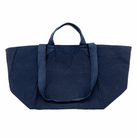 Chelsea Bag - Navy with Monogram Stripe - Quilted Koala