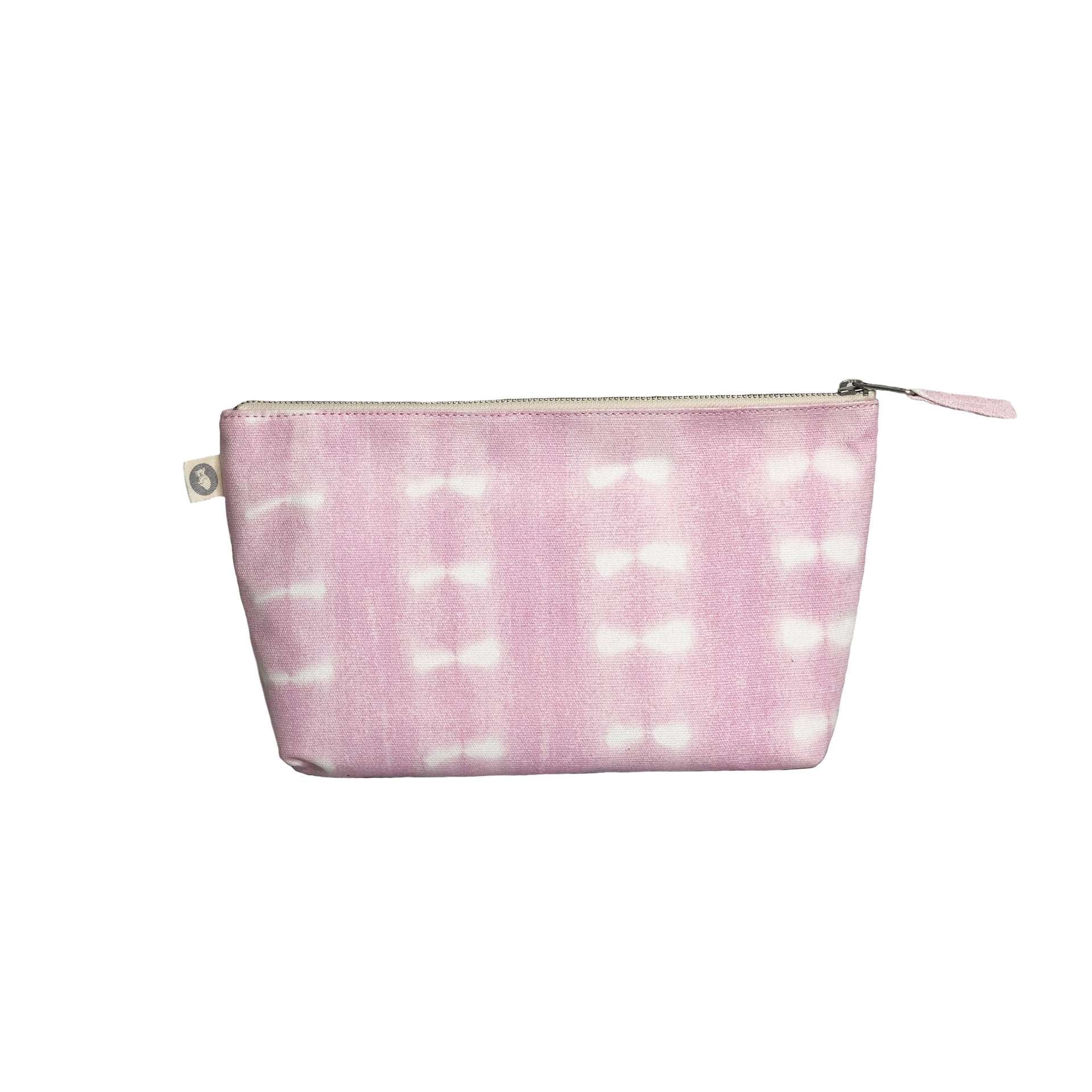 Clutch Bag: Pink Shibori - Quilted Koala
