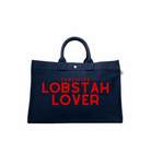 East West Bag Navy  with Certified LOBSTAH LOVER - NEW - Quilted Koala