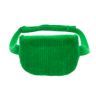 NEW Quilted Velvet Adjustable Belt Bag - Electric Green - Quilted Koala