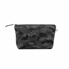Clutch Bag: Black Camouflage - Quilted Koala