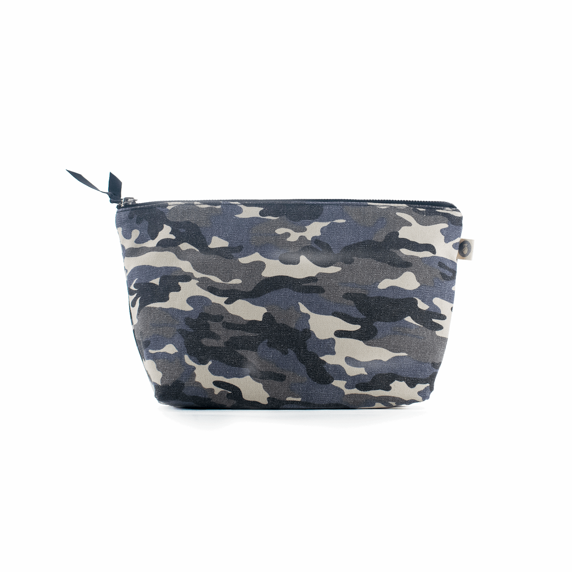 Clutch Bag: Grey Camouflage - Quilted Koala