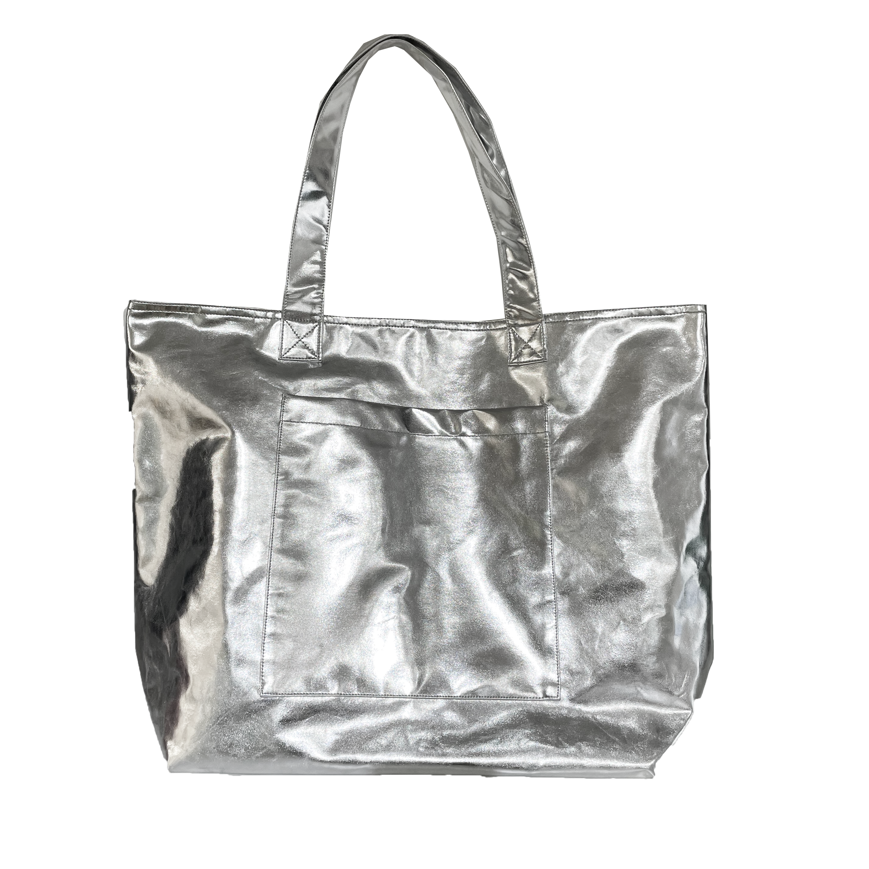 Silver Metallic Everything Bag - BACK IN STOCK! - Quilted Koala