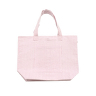 Everything Bag: Pink Seersucker - Split Letter Monogram - Quilted Koala