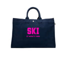 SKI - St Moritz 1986 East West Bag: Navy - NEW - Quilted Koala