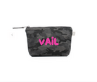 SKI - VAIL or your Favorite Ski Location Makeup Bag - Quilted Koala