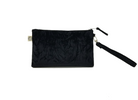 Black Velvet Mini Luxe Clutch - Quilted Koala